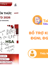 Bổ trợ kiến thức ĐGNL ĐGTD 2026 Thầy Nguyễn Đăng Ái PDF